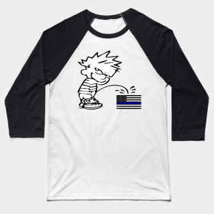 Calvin Blue Lives Matter Baseball T-Shirt